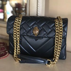 Kurt Geiger Quilted leather shoulder bag